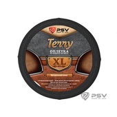 Оплетка   PSV TERRY, нат.кожа с перфорацией, XL черн.