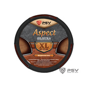 Оплетка   PSV ASPECT нат.кожа XL черн.